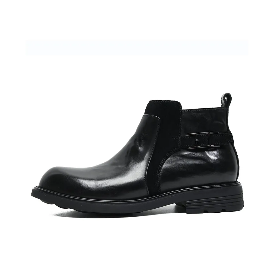 SENJIALUO Короткий ботинок Martin каблук 3 см мужской