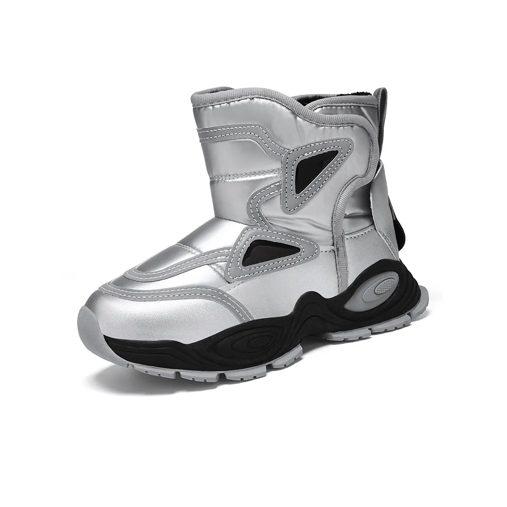 ROBINHOOD Водонепроницаемый Термический Баланс Поддержка Амортизация Противоскользящий Высокий Топ Детские зимние сапоги Подростки