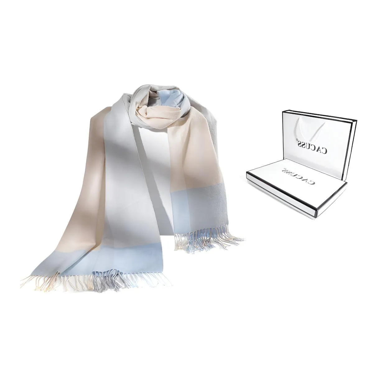 CACUSS Junior Шерстяные Вязаные Шарфы Женские