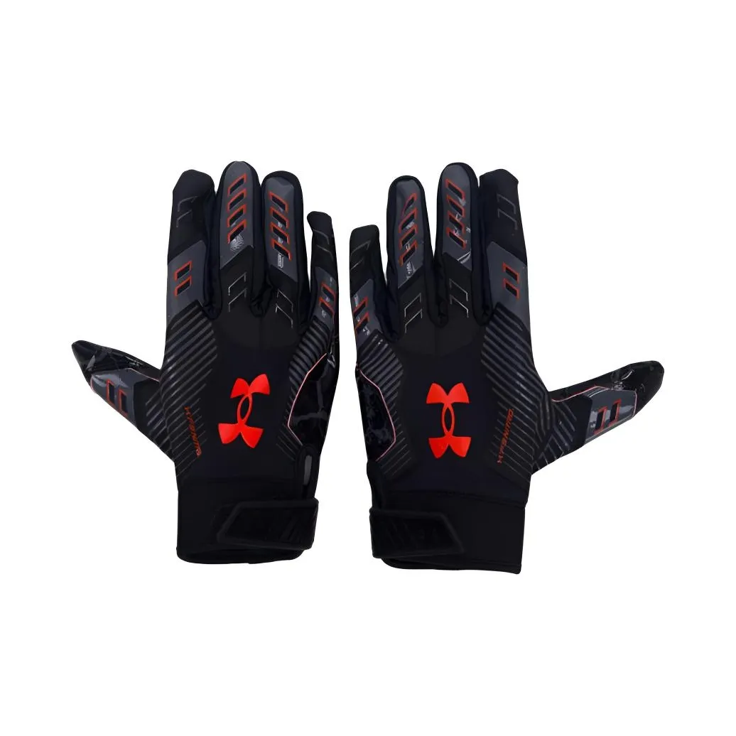 Under Armour Полиэстер Спортивные Перчатки Мужские Черные Красные
