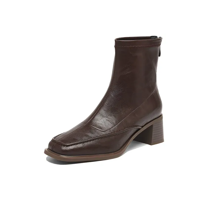 Zi Xiao Короткие ботинки 5 см женские