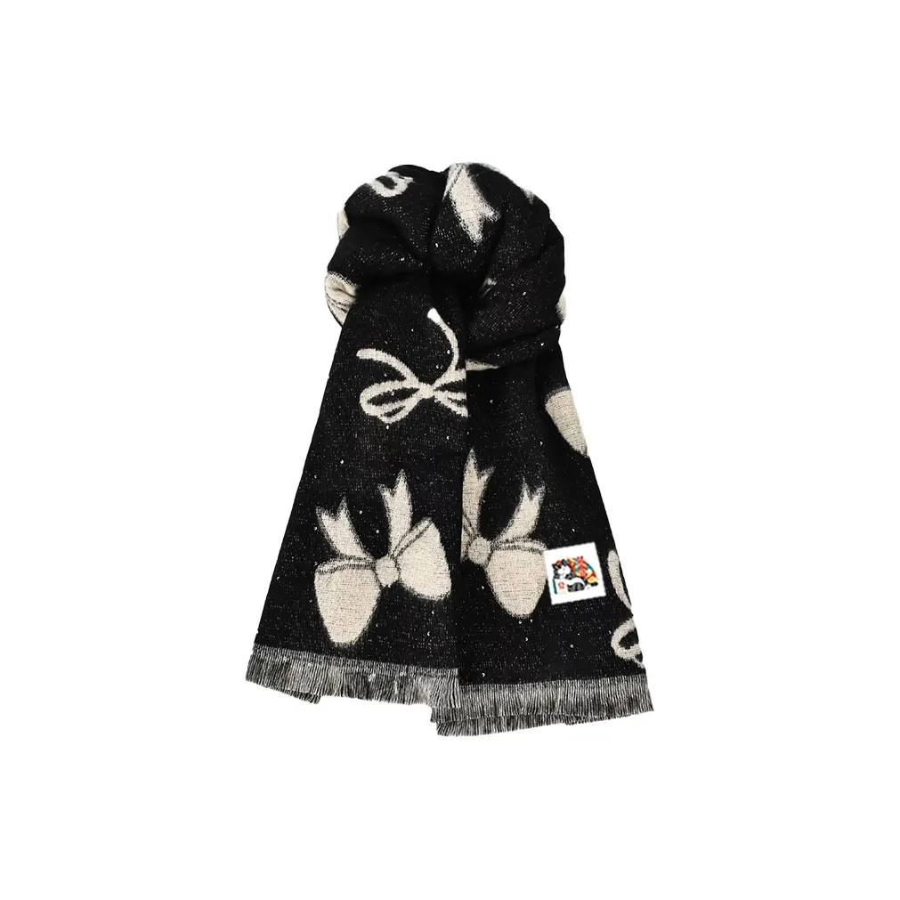 Supremo Cat Полиэстер Трикотаж Шарфы Унисекс