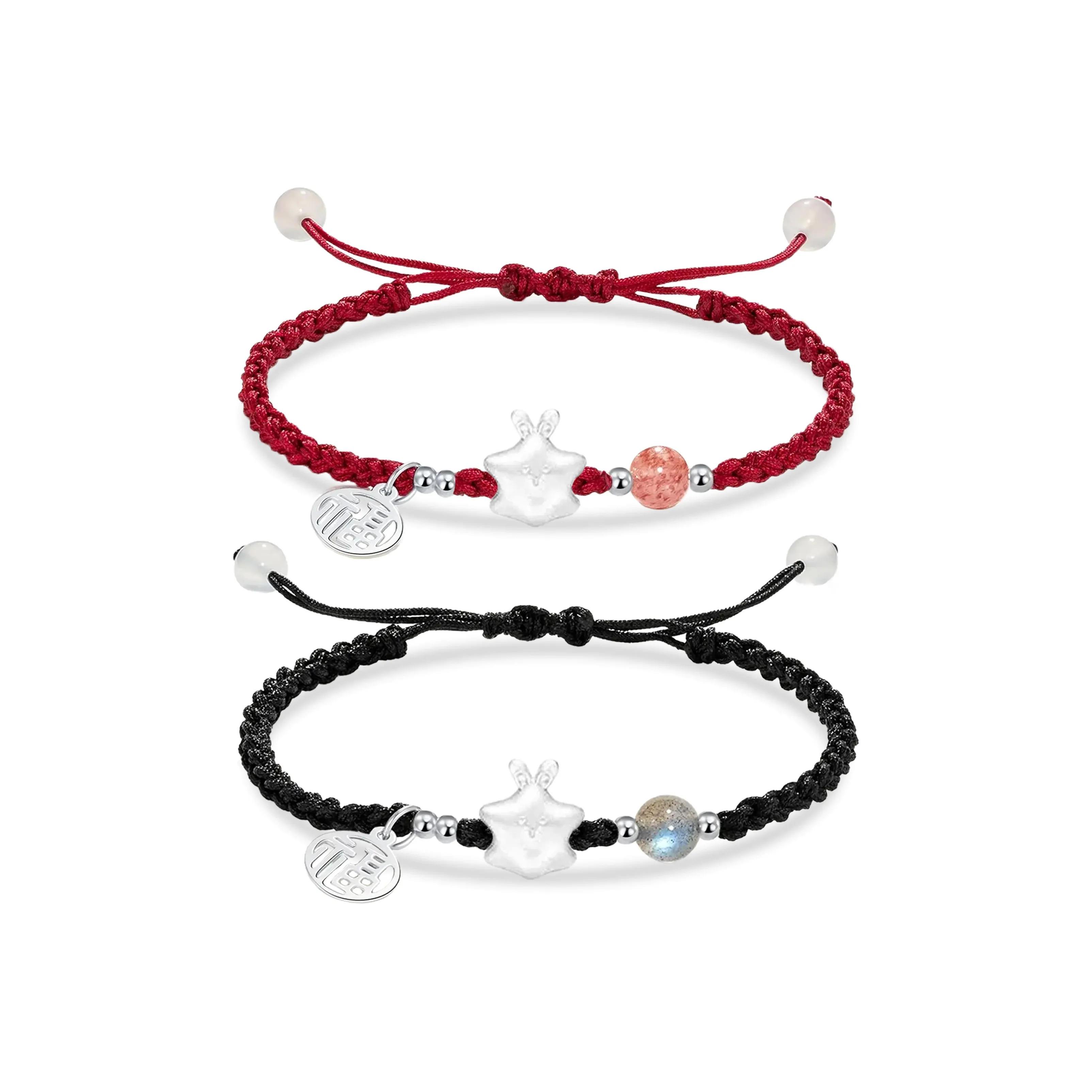 MISS TOOYA Silver Браслет Шнурки Унисекс