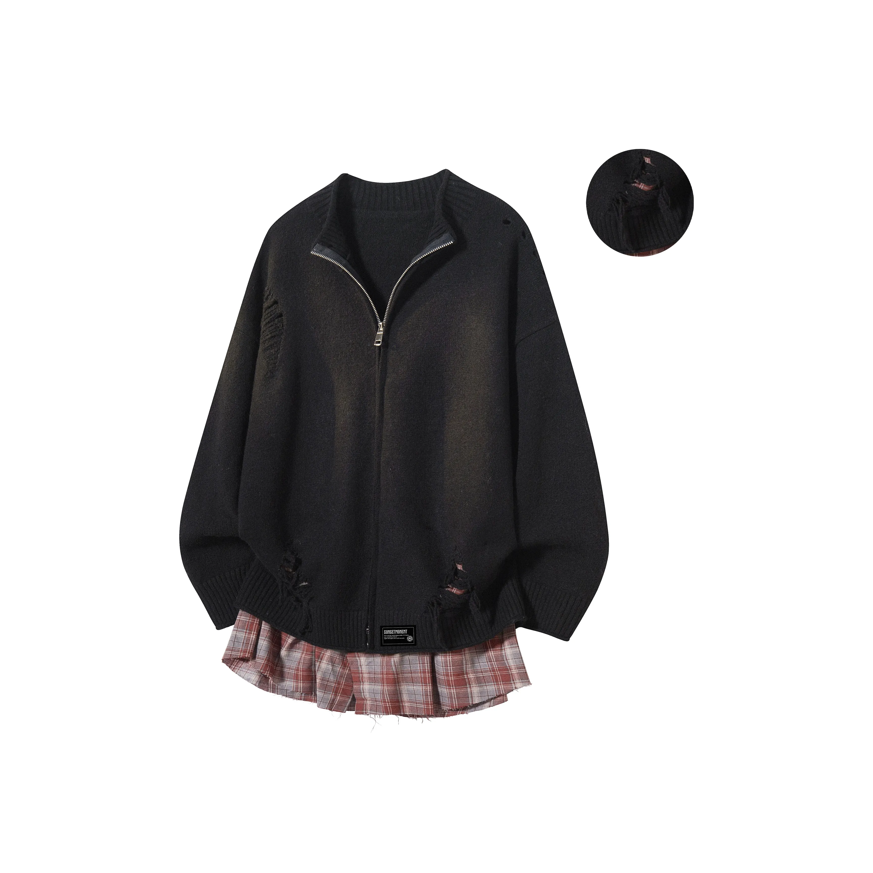 SUNSETMONENT Свитер Пальто Мужской