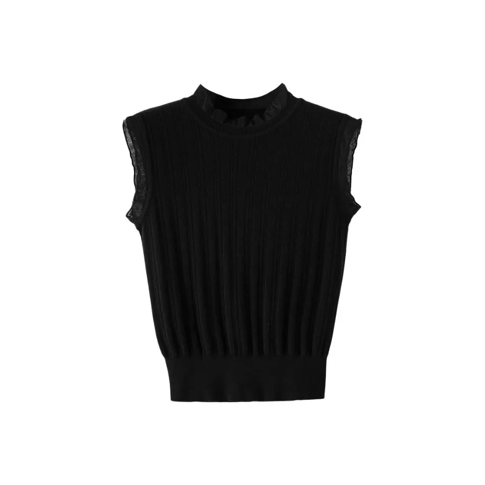 Late White Вязаный жилет Женские