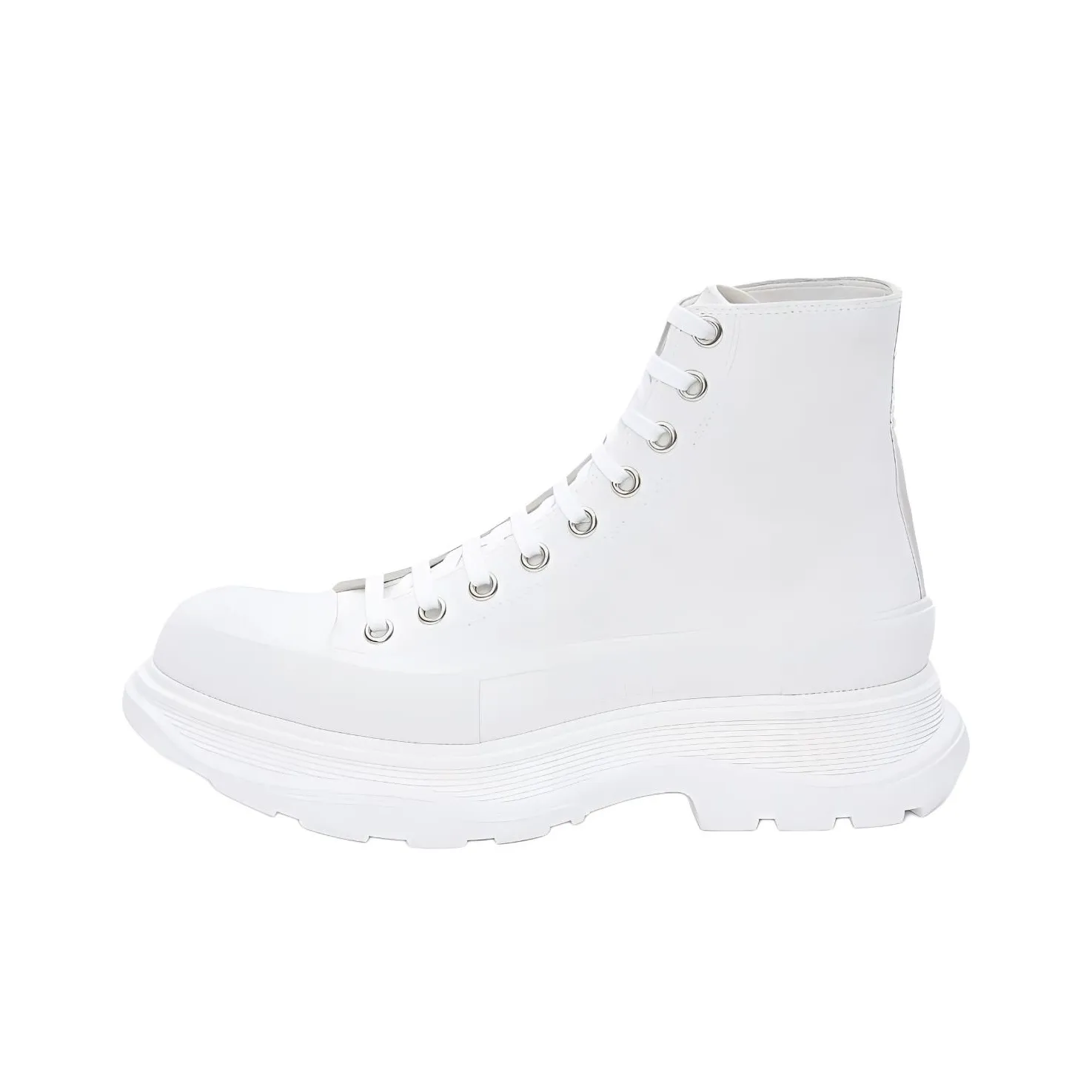 Alexander McQueen Tread Slick Короткие ботильоны Женские Белые