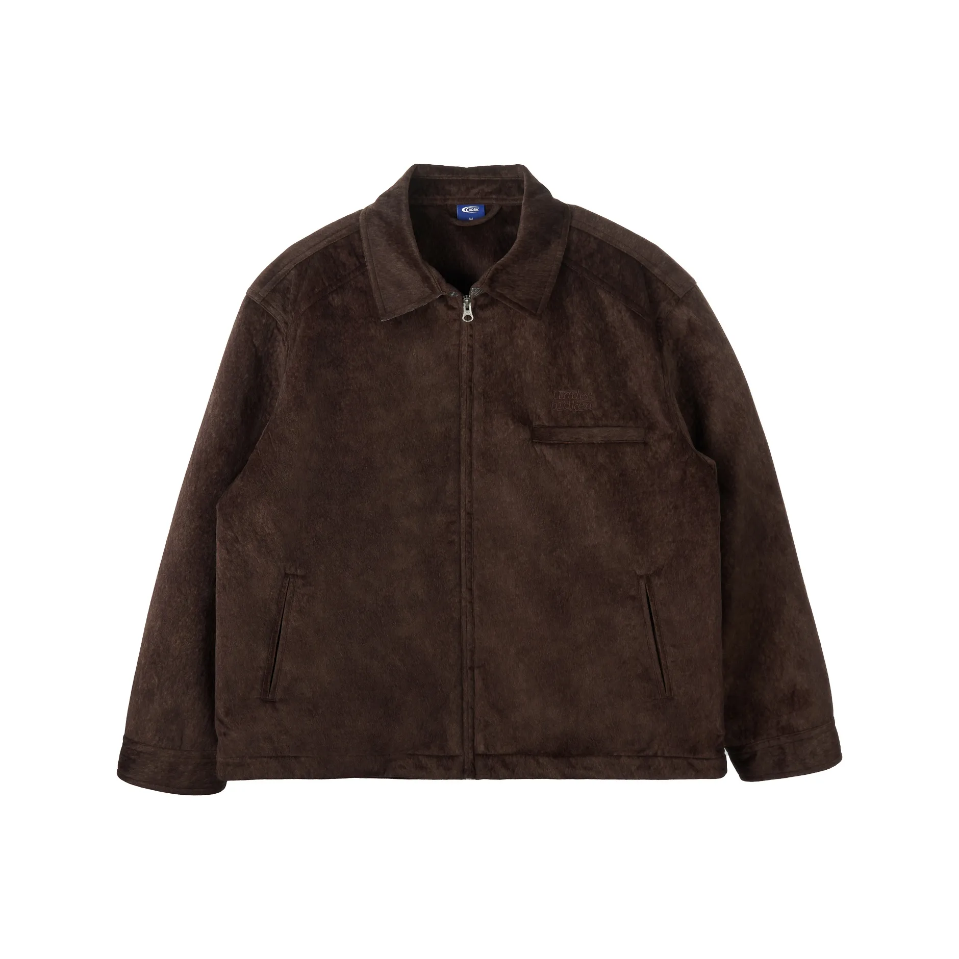 UDBK Винтаж Темно-коричневый Унисекс Бархатные Куртки