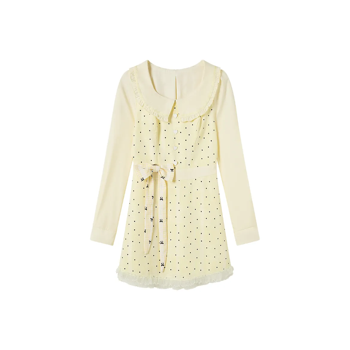 FABRIC PIG Длинное платье с длинными рукавами женское