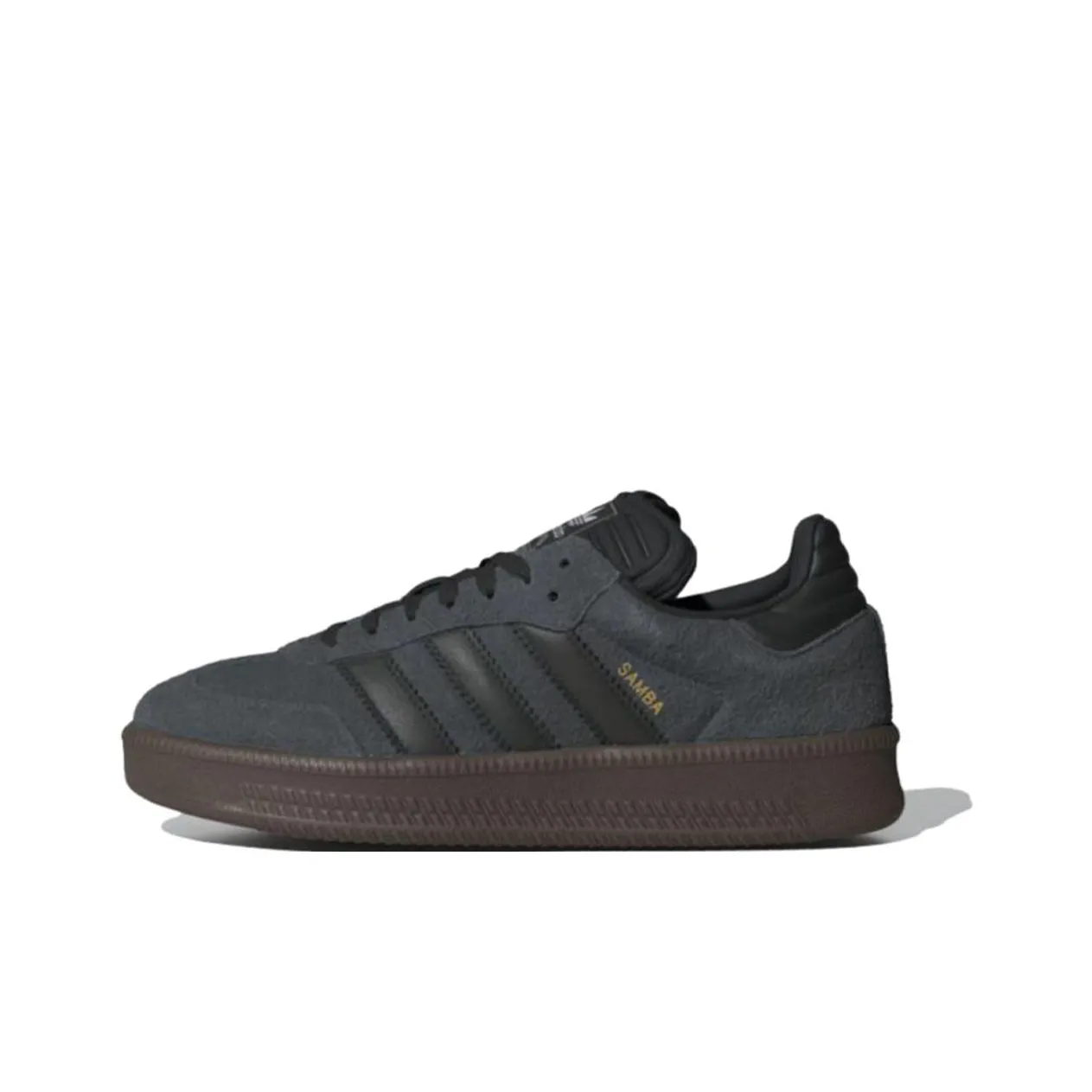 Adidas Originals Samba XLG Abrasion Resistant Низкие Кроссовки для скейтбординга Унисекс Темно-серый