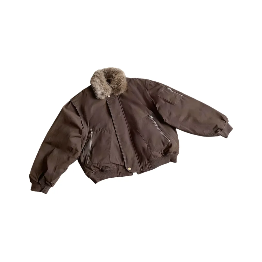 CAT'S PAW Темно-коричневый Утепленный Унисекс Пуховики