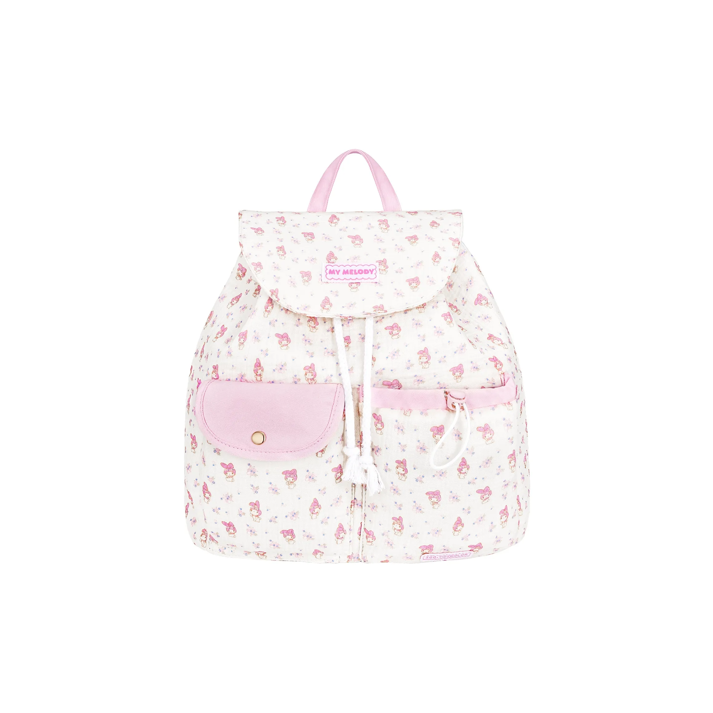 Sanrio Cotton Backpack Regular Women's Pink White