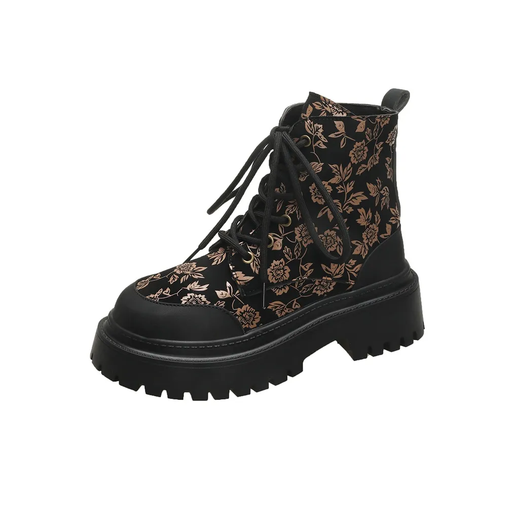 CKVUSAMG Короткий Мартин Ботинок Женские