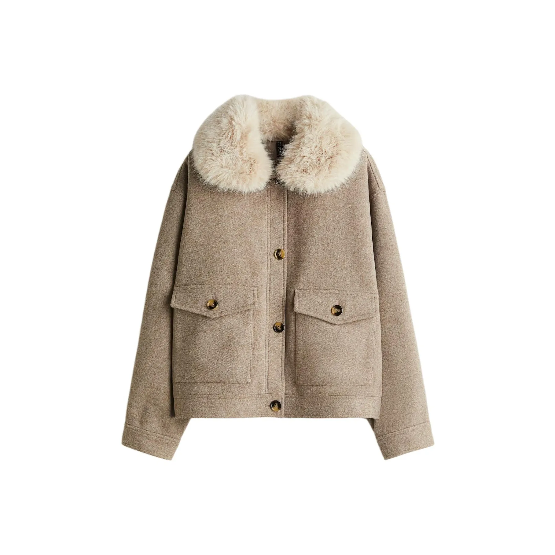 H M Светло-янтарный Женский Куртки