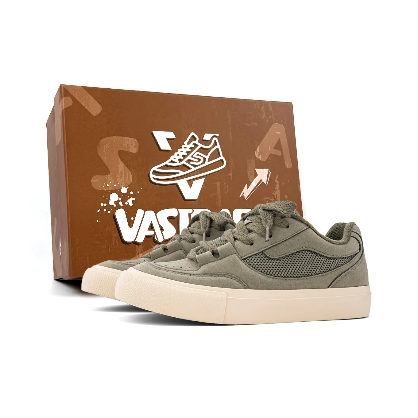 VASIBAEN Баланс Поддержка Низкий Топ Скейтборд Кроссовки Мужские