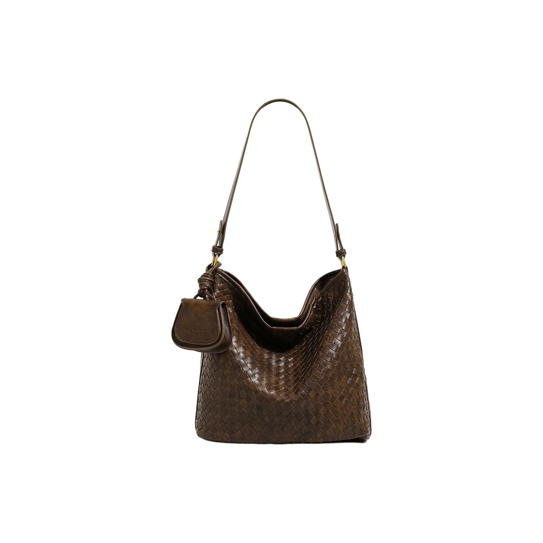 PAYOT Синтетическая кожа Сумка через плечо Стандартная Женская Кофейного цвета