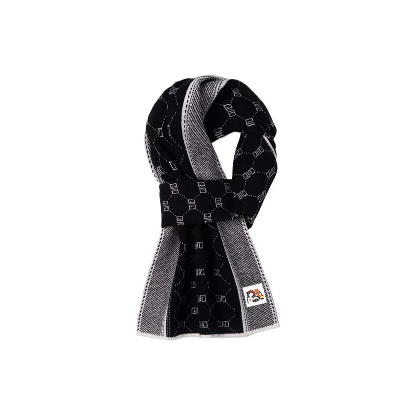 Supremo Cat Смесовая шерсть Вязаные шарфы Унисекс