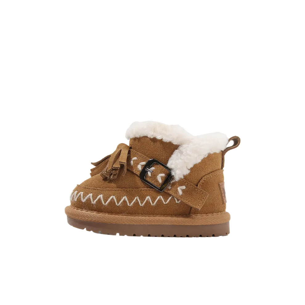 MAIBUXIONG Slip-resistant Abrasion-resistant MID Топ Детские зимние сапоги