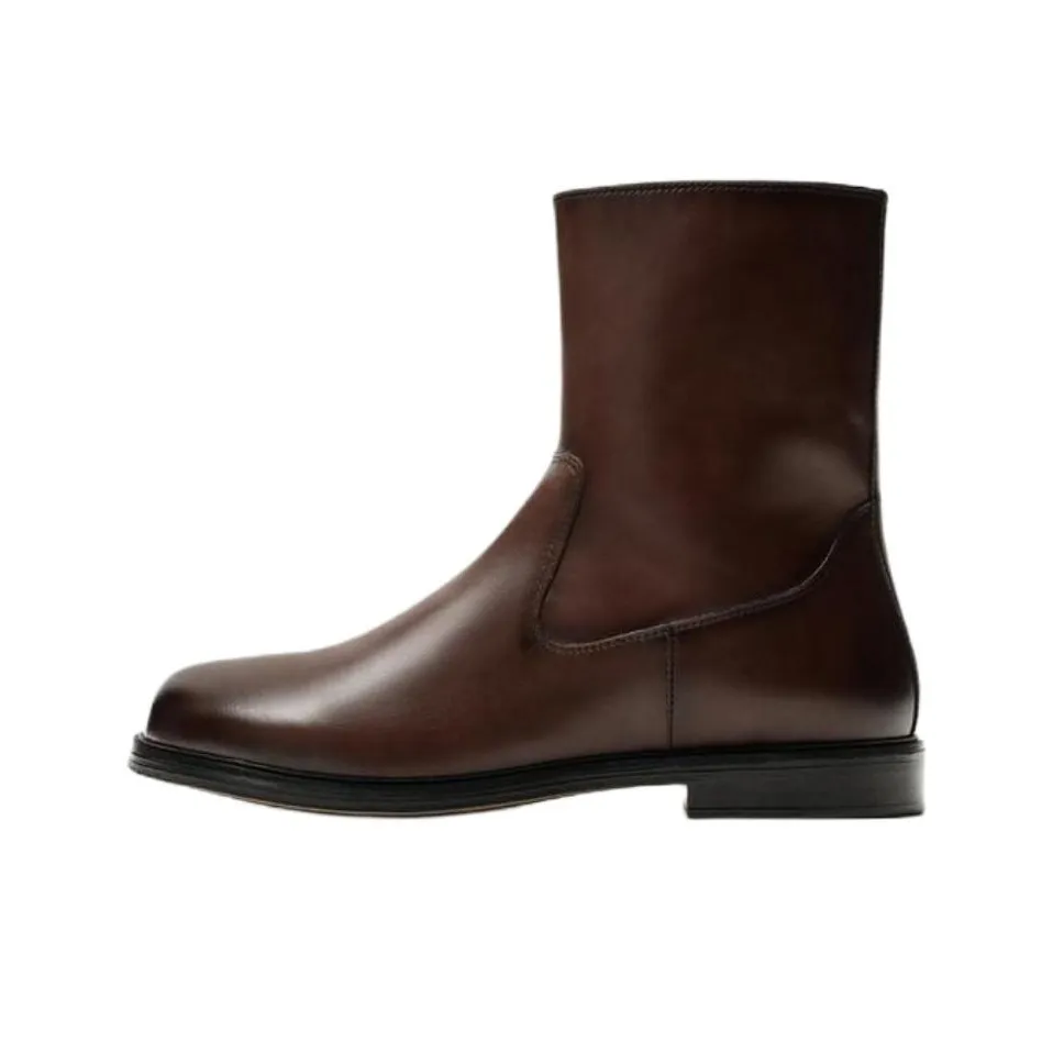 ZARA Collaboration Ограниченная серия Ботильоны Мужские Коричневые