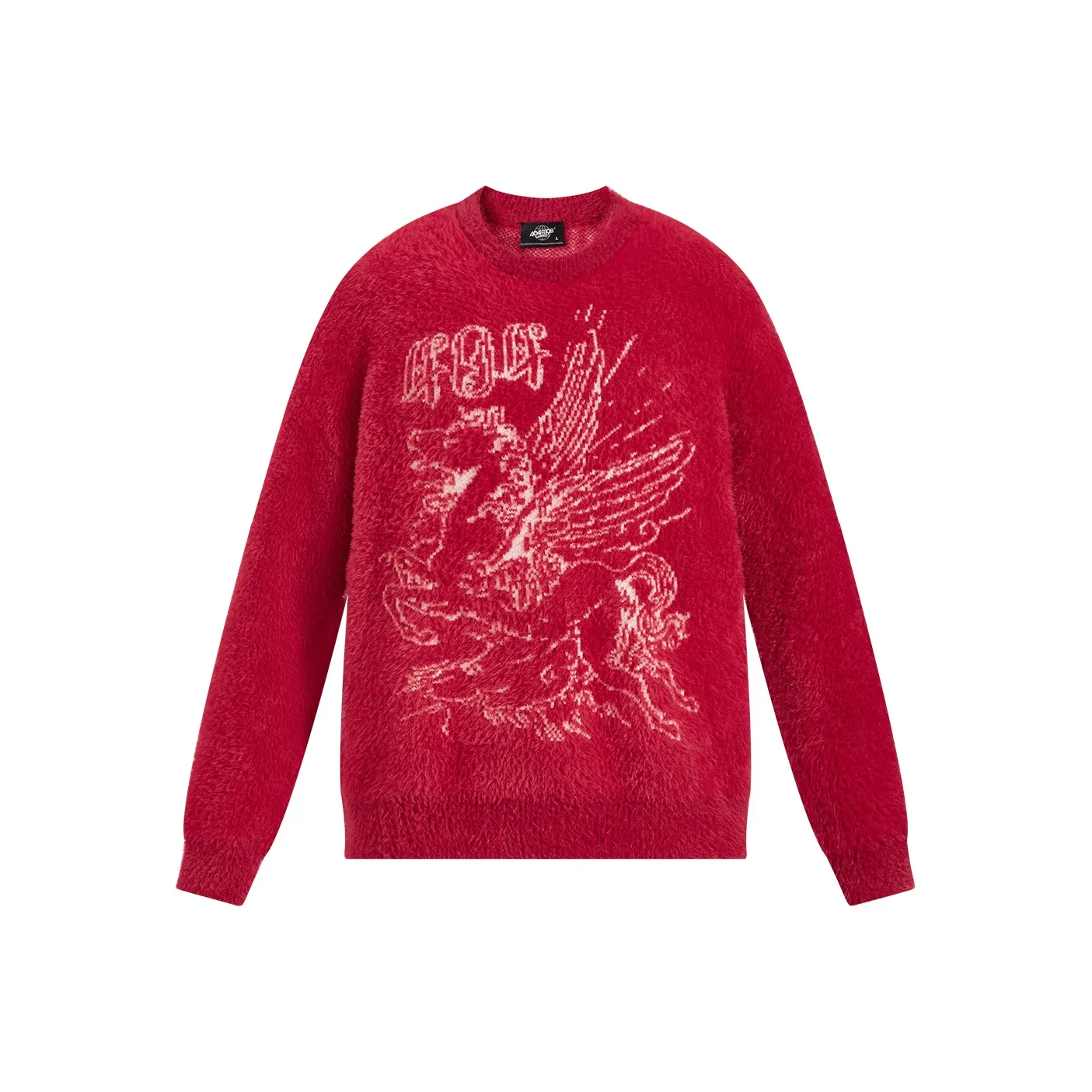 404MOB GANG Бургунди Унисекс Свитера