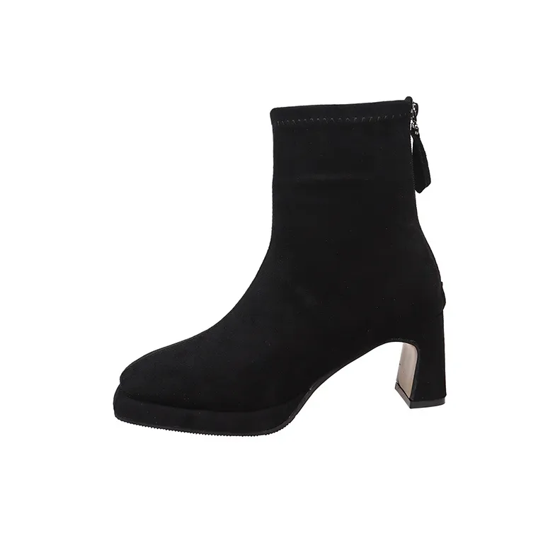 Rutai Элегантность Квадратный носок Ботинки Женские