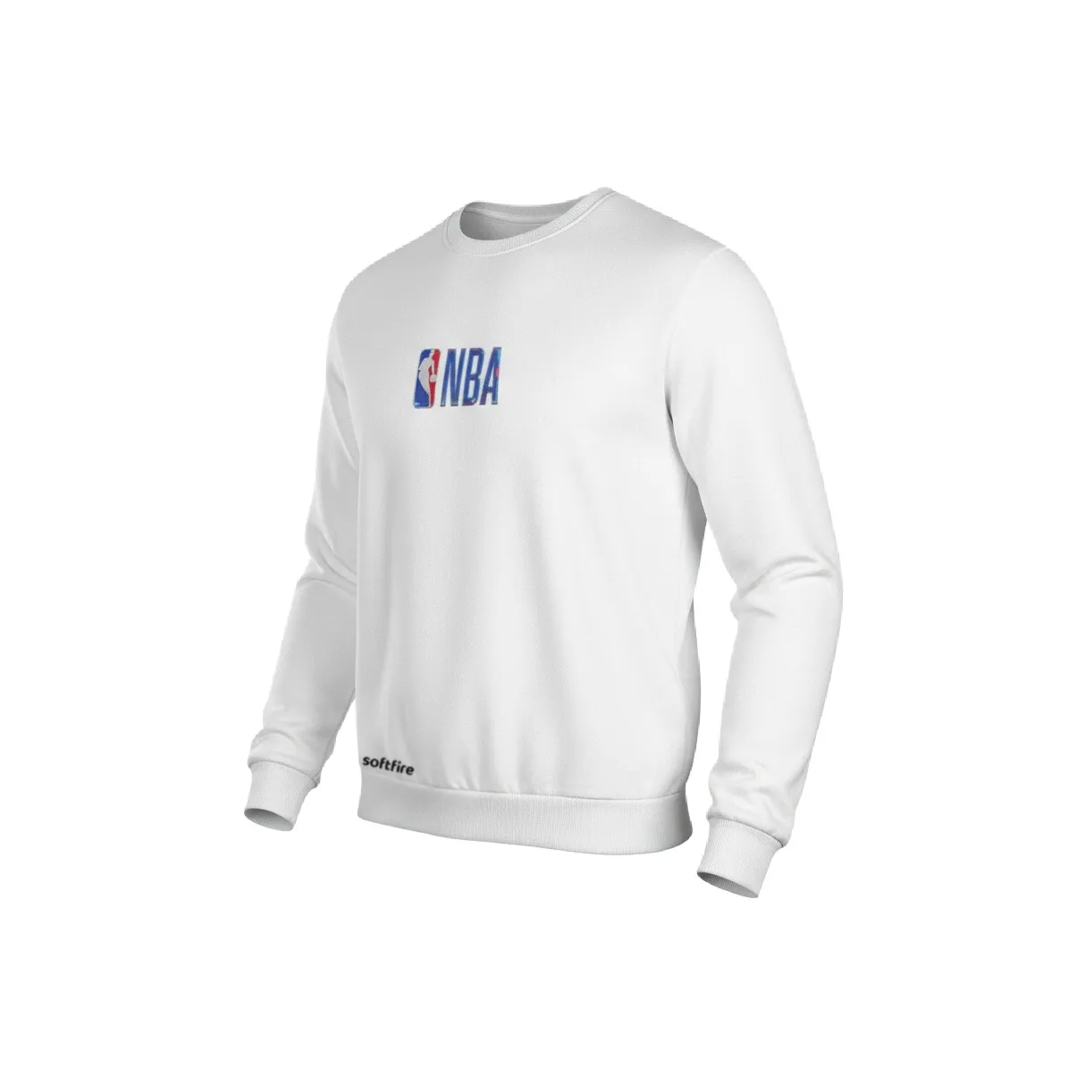 NBA Classic Свитшот Осенний Зимний Удобный Универсальный Softfire С принтом Винтажный стиль кампуса Casual Sports Унисекс
