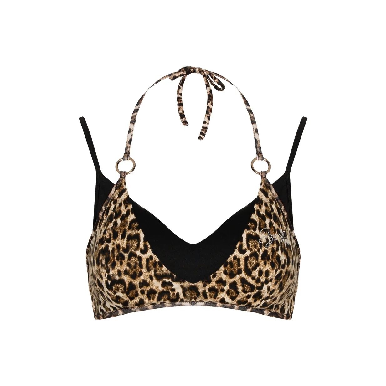 JYOSEI Леопардовый принт встроенный накладочный съемный женский бикини