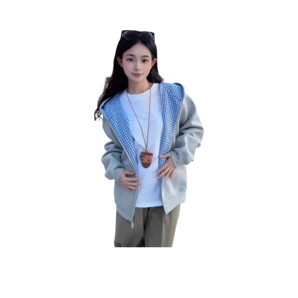 GOSO Серый с флисовой подкладкой женские свитшоты