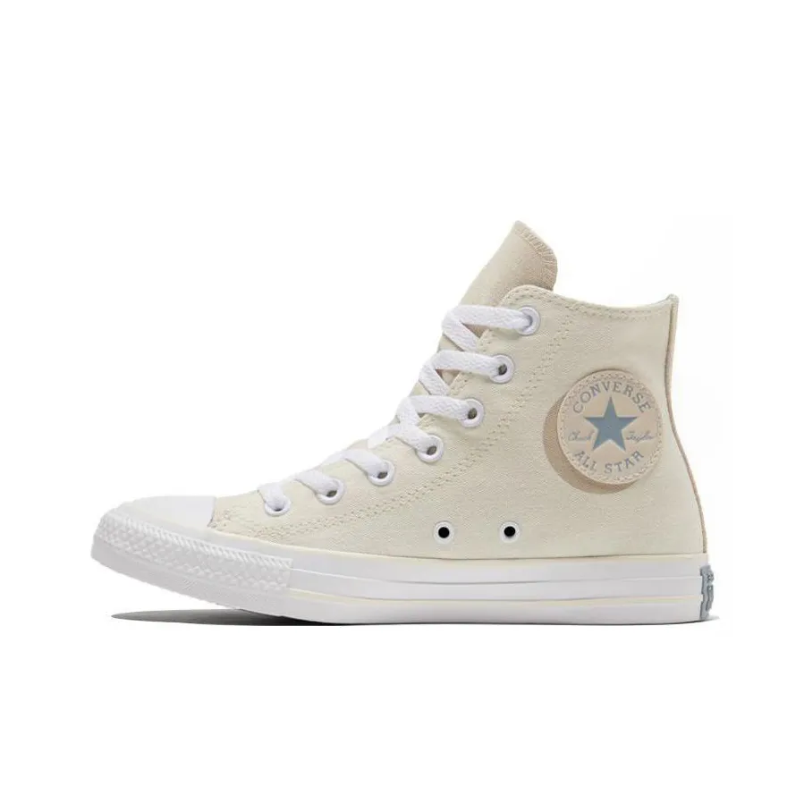Converse Chuck Taylor All Star Износостойкий и Легкий Высокий Топ Кеды Женские Бежевый Умбра