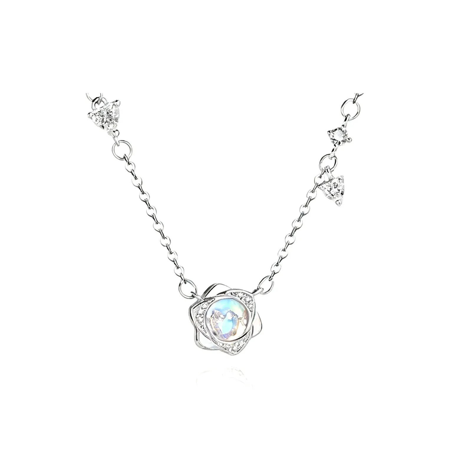 KYY Искусственный Топаз Ожерелья Женские