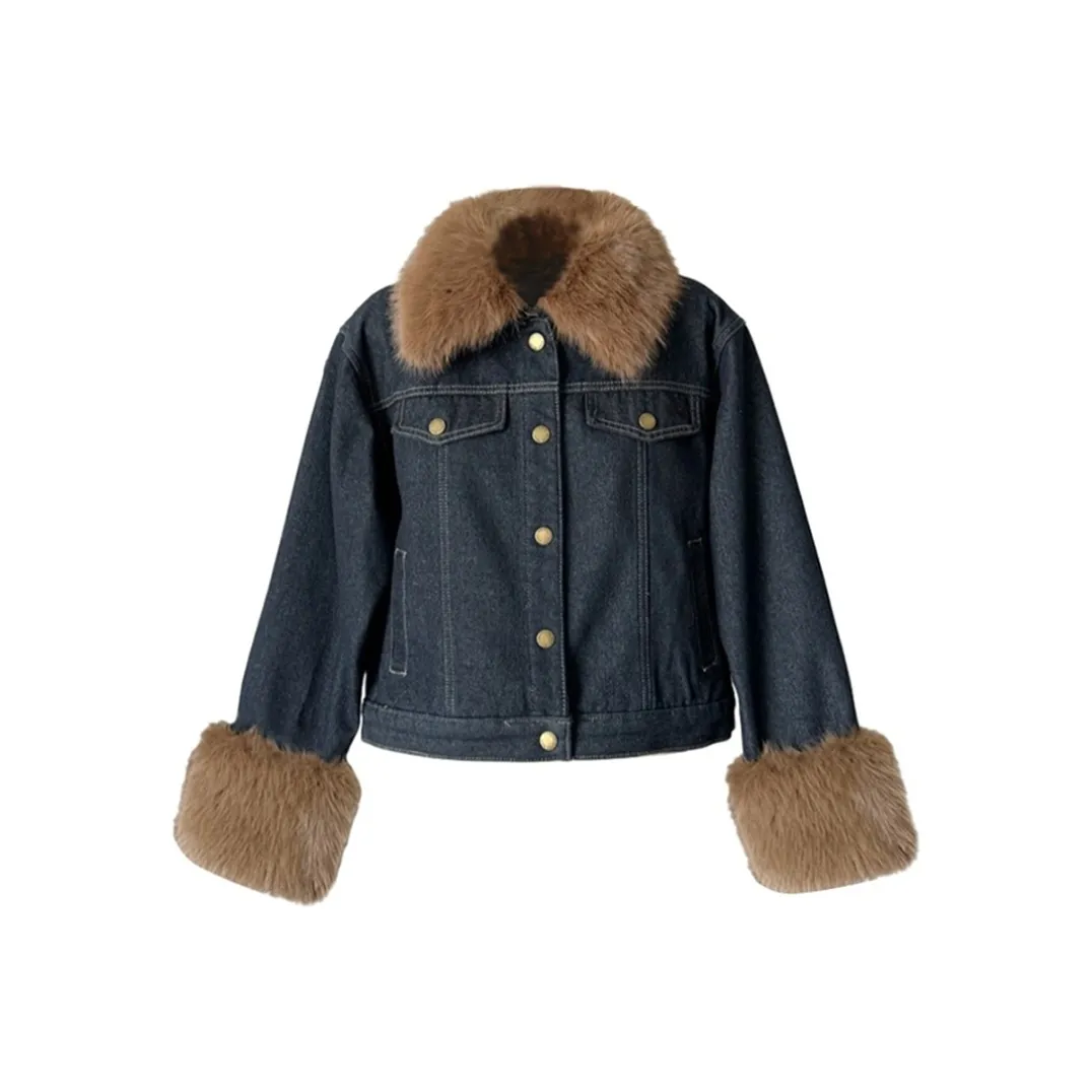 AFGGD Пальто Женские Джинсовые куртки