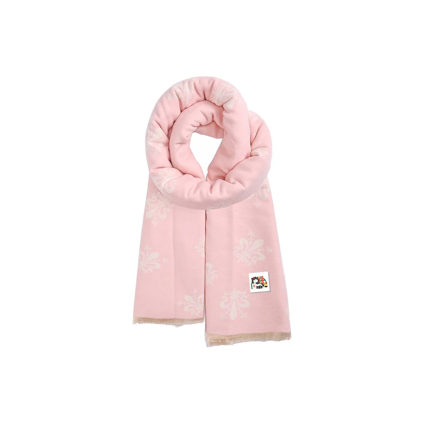 Supremo Cat Полиэстер Трикотаж Шарфы Унисекс