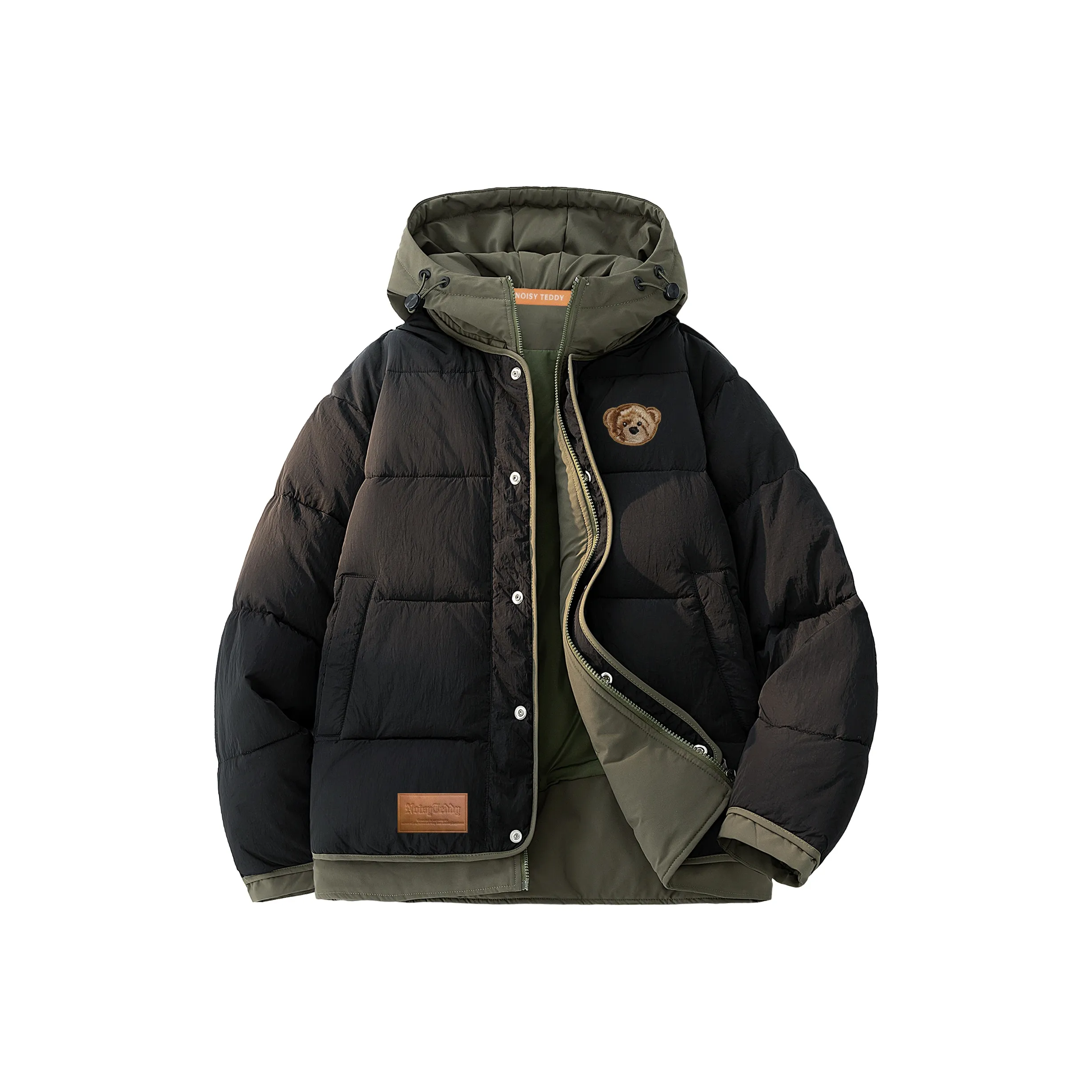 NOISY TEDDY Хлопковый пуховик унисекс