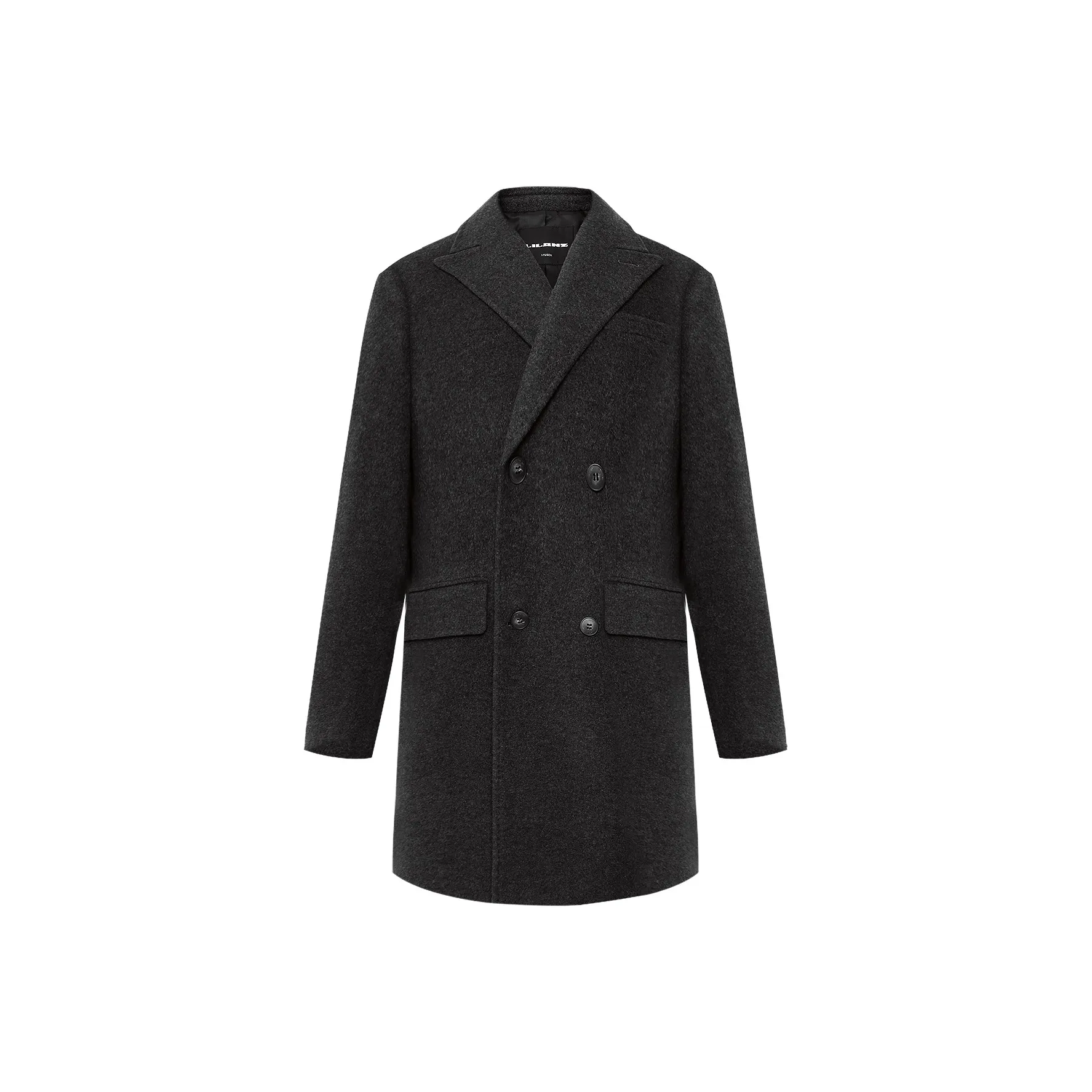 LESS IS MORE Темно-серый G5DYR0071Y Мужское пальто