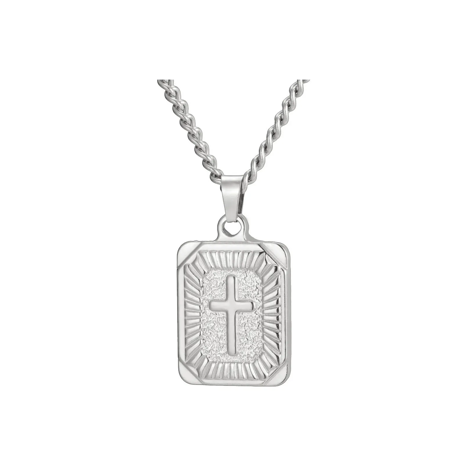 AKAK Титановые стальные ожерелья для мужчин