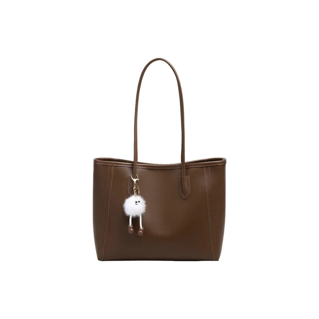 Younger Song Сумка Tote из синтетической кожи сумка через плечо женская коричневая