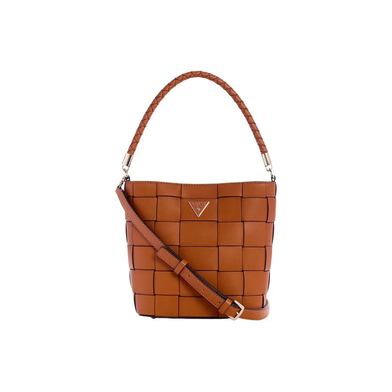 GUESS Сумка через плечо из искусственной кожи женская коричневая