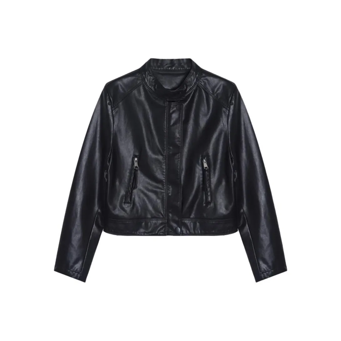 GZQJ Женские кожаные куртки