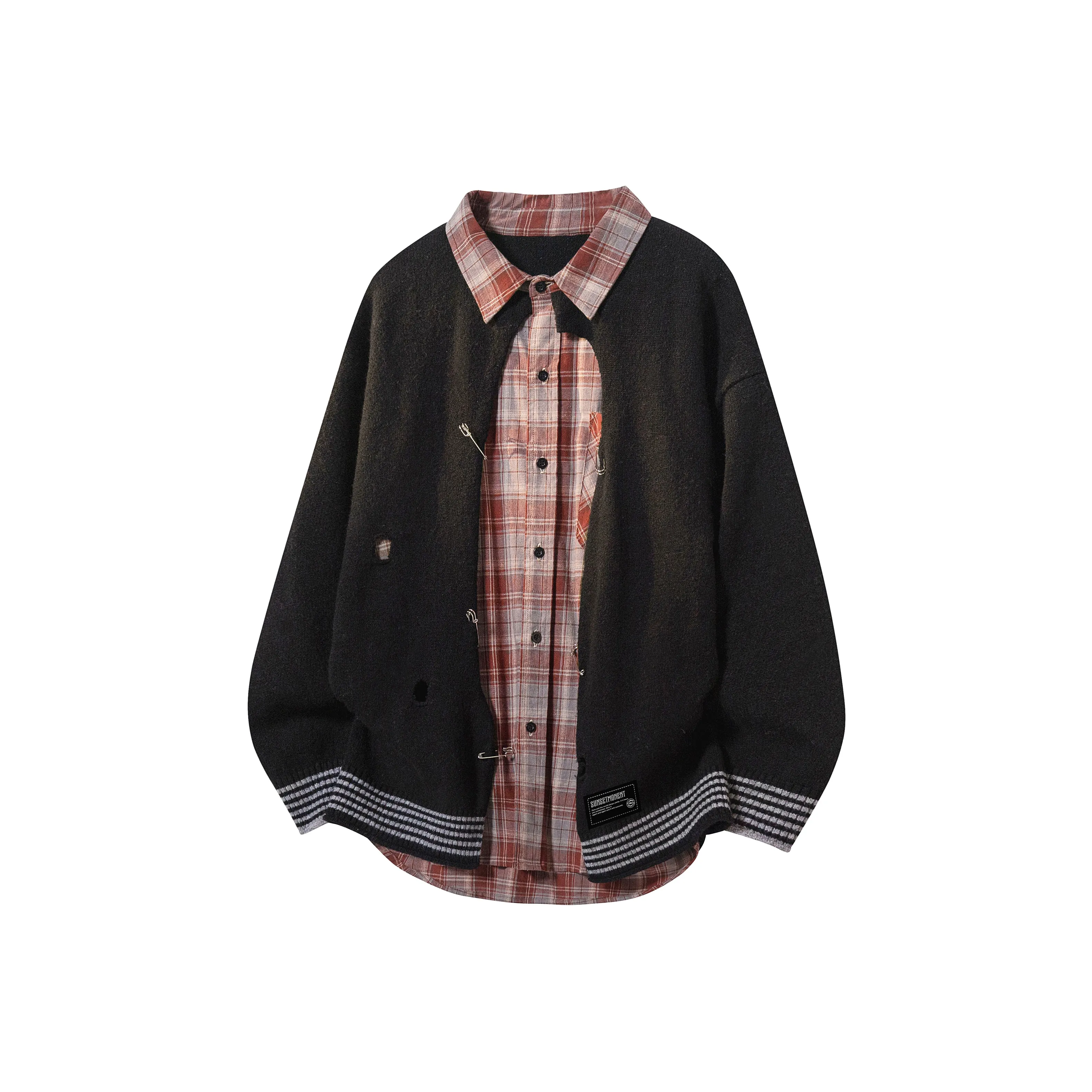 SUNSETMONENT Свитер Пальто Унисекс