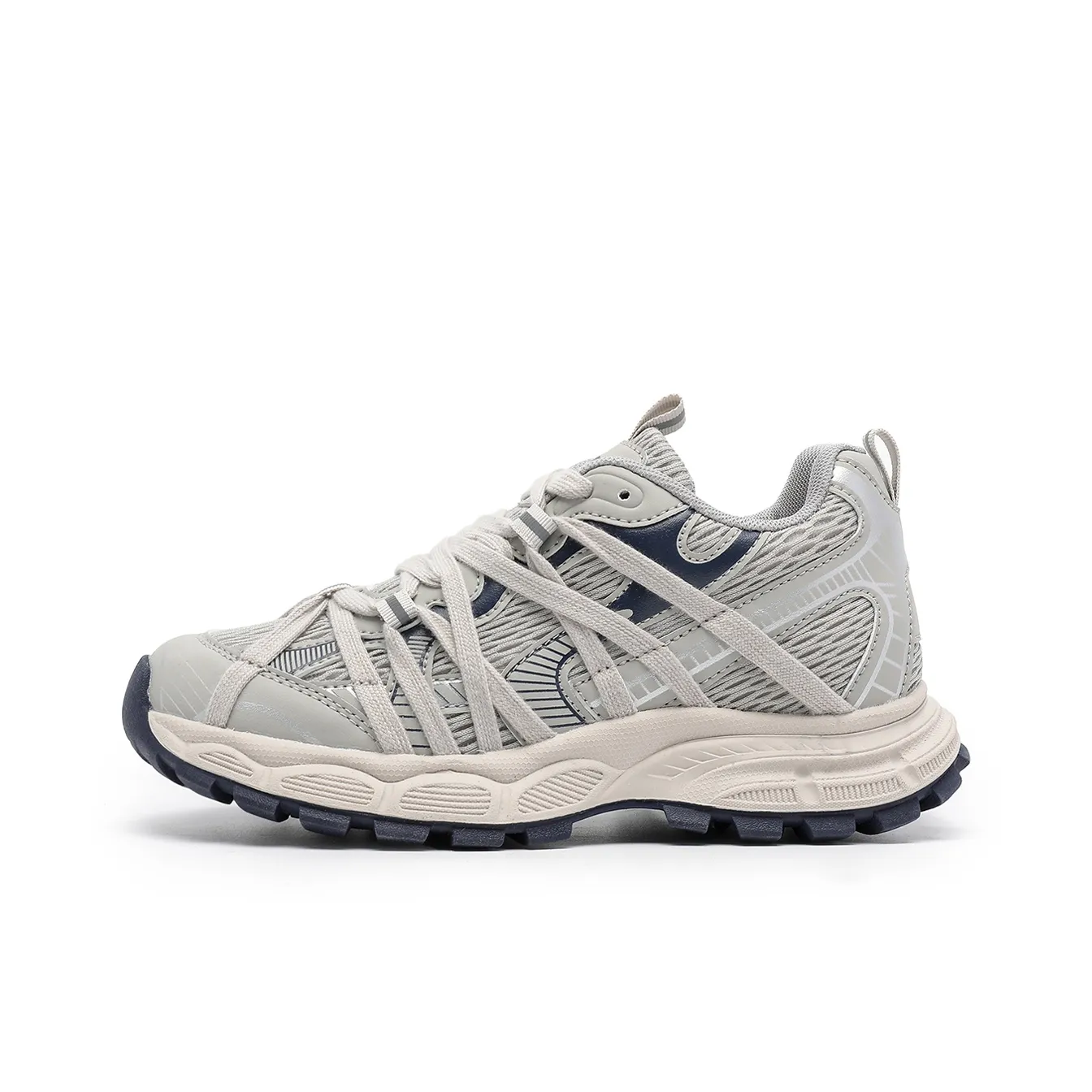 DEERWAY визуально увеличивает рост Низкий топ Повседневная обувь Женская Синие Серые