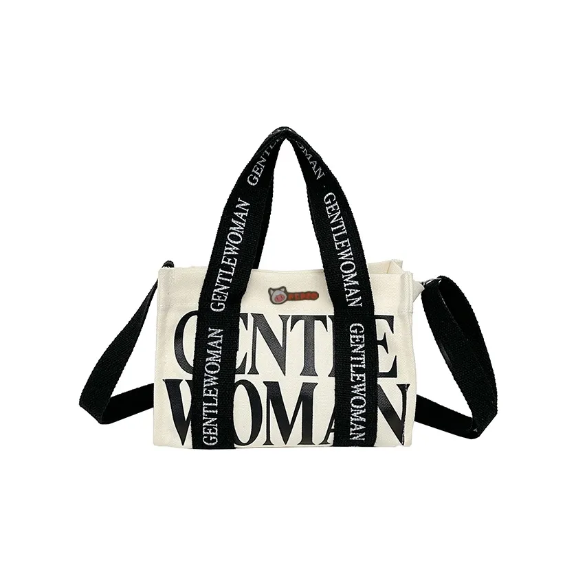 Banner the Piggy Холст Сумка Маленькая Унисекс Многоцветная