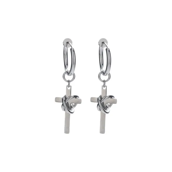 Quarqor 316L Titanium Steel Серьги Унисекс