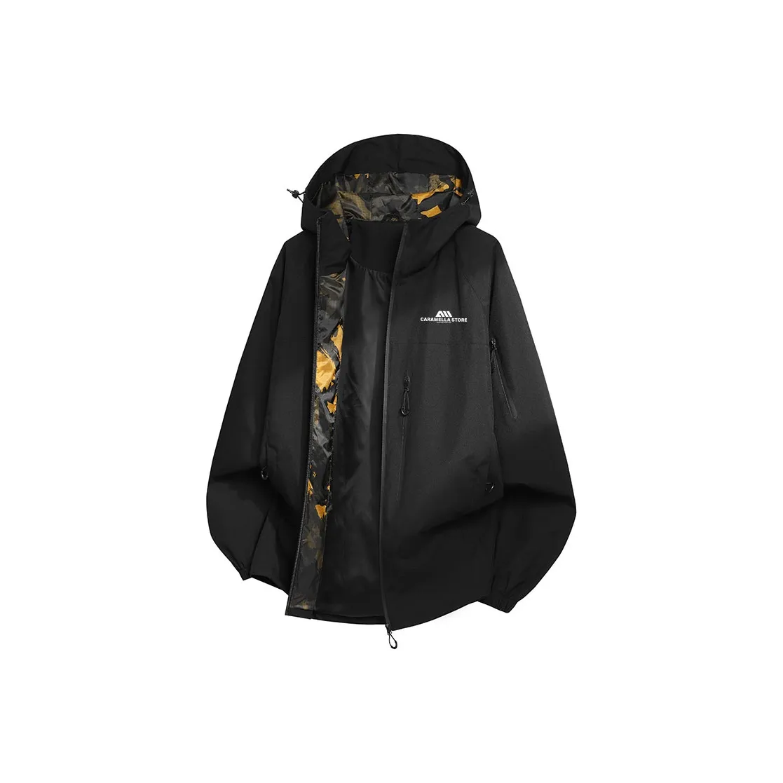 Caramella Водонепроницаемый Ветрозащитный Дышащий Устойчивый к истиранию Термический ветровка Унисекс