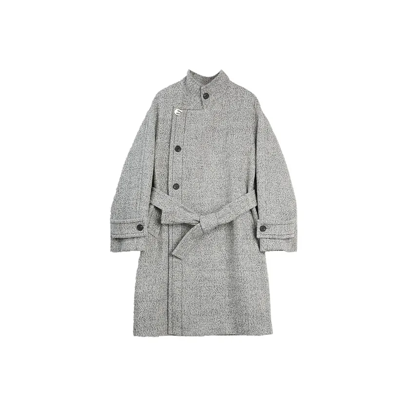 ELLE Средне-серый Женское Пальто