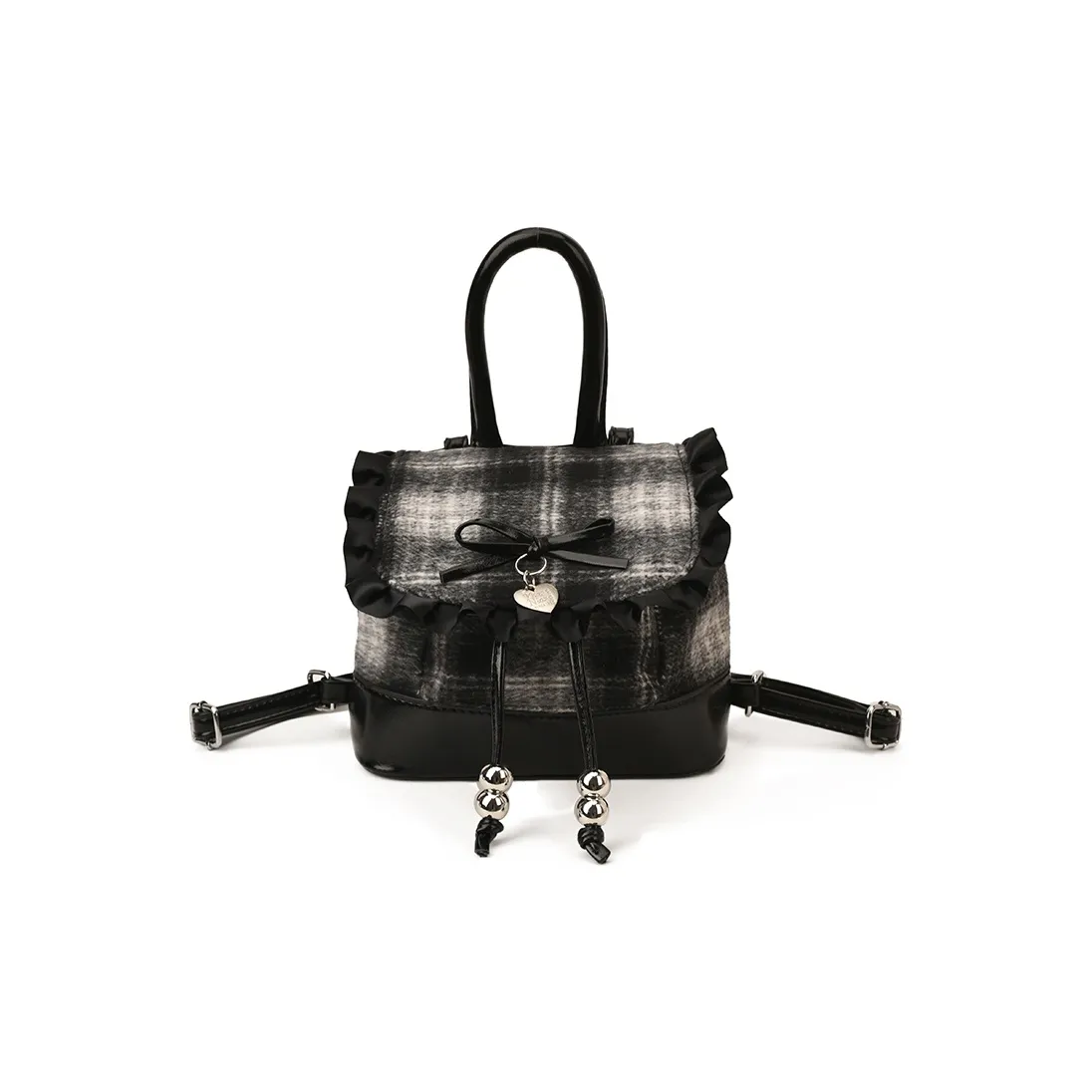 RIVMIND ПУ (полиуретан) Рюкзак Стандартный Женский Черный Красный Зеленый Синий Коричневый