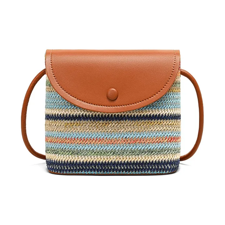 PESASRIE Ткань Сумка через плечо Стандартная Женская Радужная