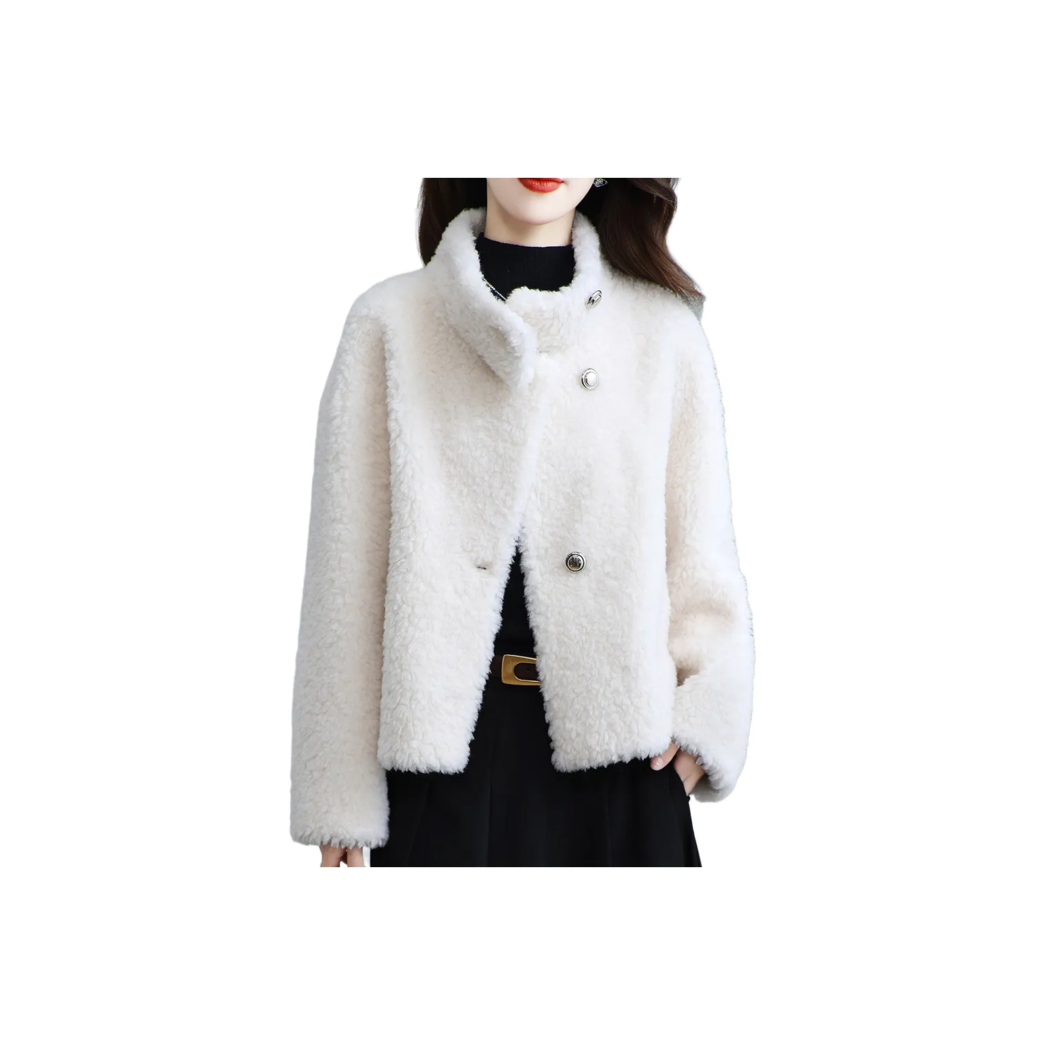 MH Белый Женские Меховые изделия