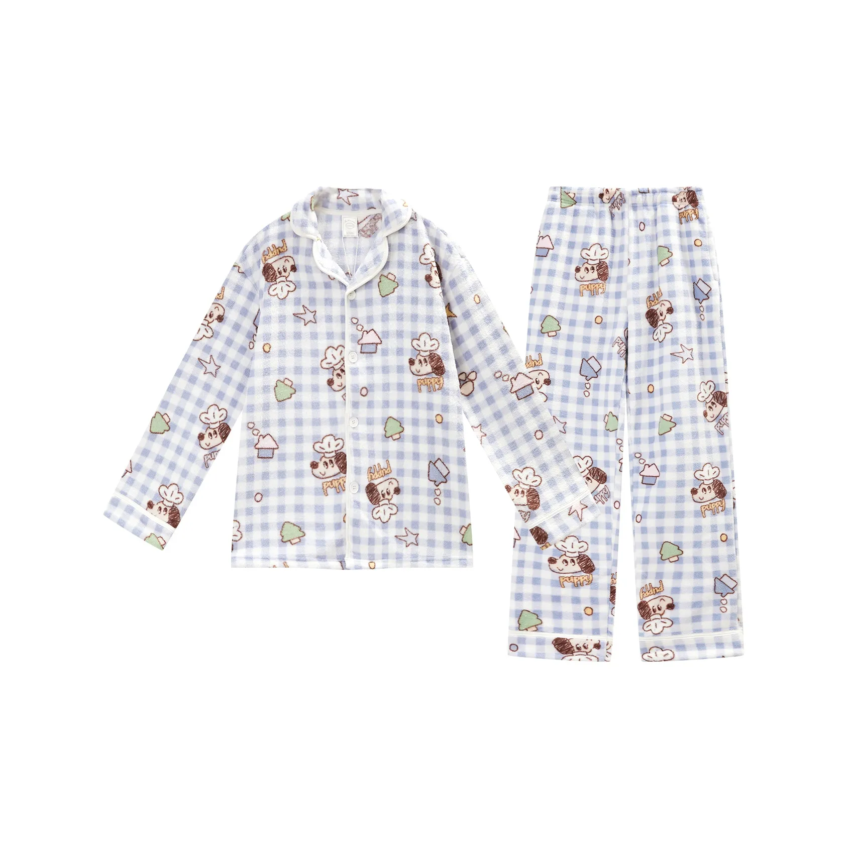 GUKOO Пижамный комплект мужской Moon Bay синий