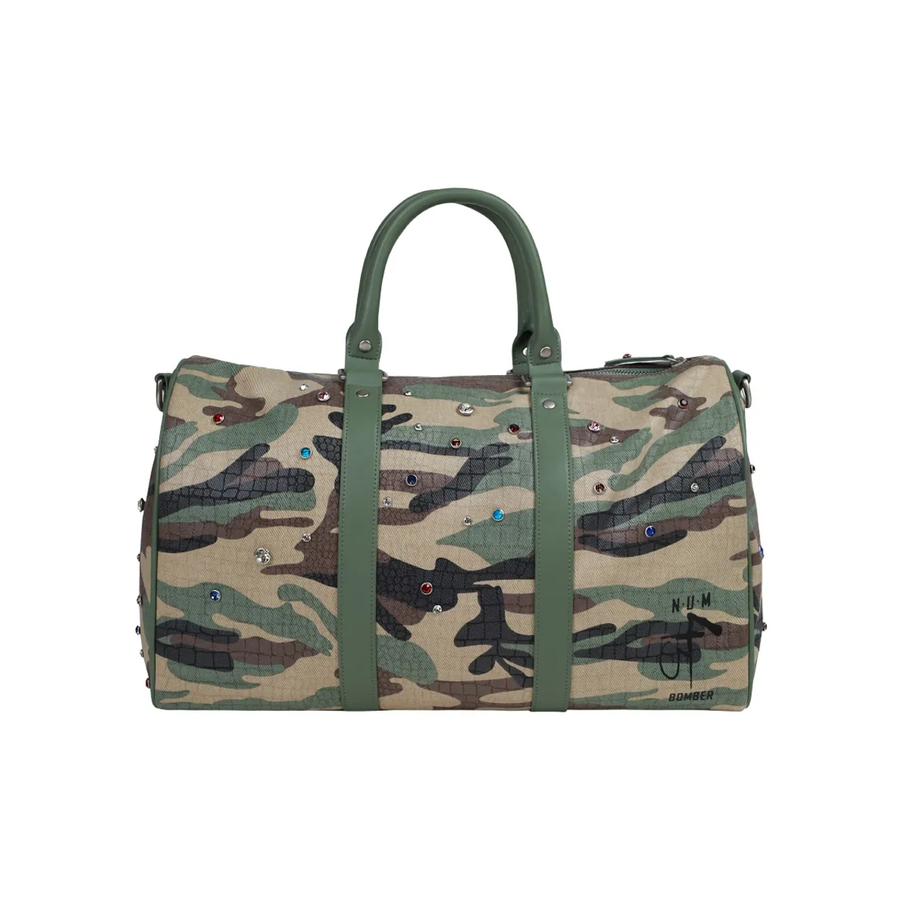 S45 Цветной страз Gemstone Inlay ПУ (полиуретан) Сумка-тоут Унисекс