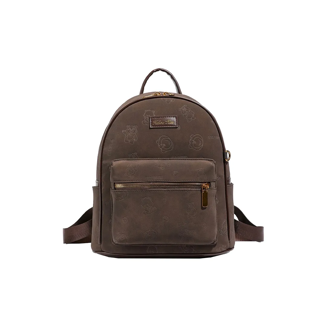 HCXK ПУ (полиуретан) Рюкзак Стандартный Женский Кофейный Коричневый