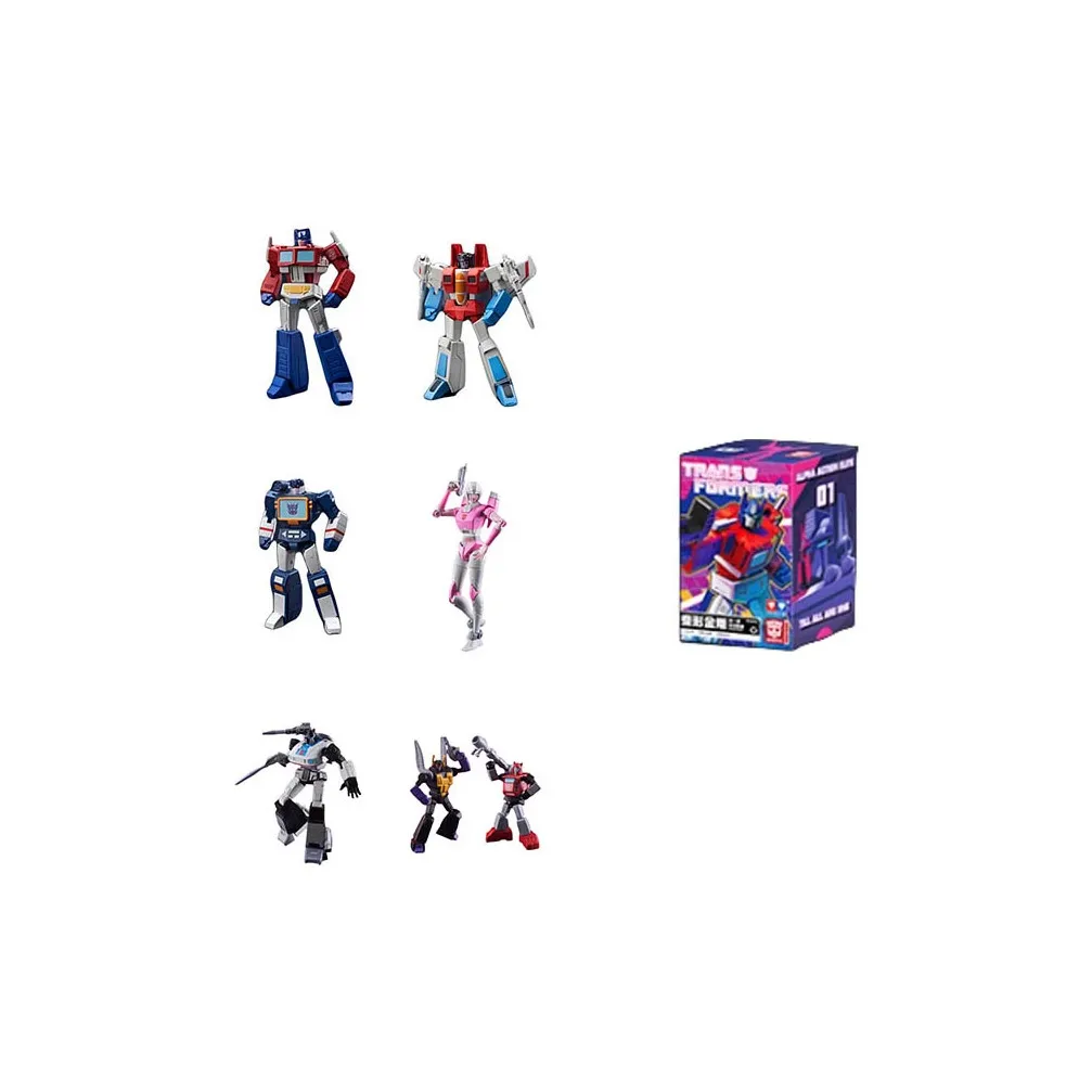AULDEY Трансформеры AAE Коллекция Кукла с суставами Hobby Model Слепые коробки Один Mystery Коробка Целая коробка 6 шт